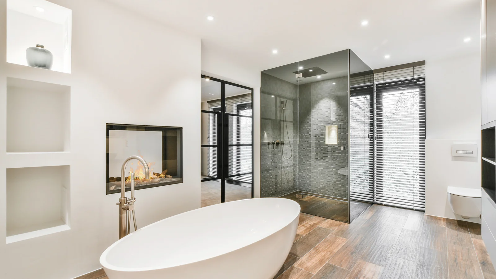 Bathroom remodel in Arlington VA â€” walk-in shower